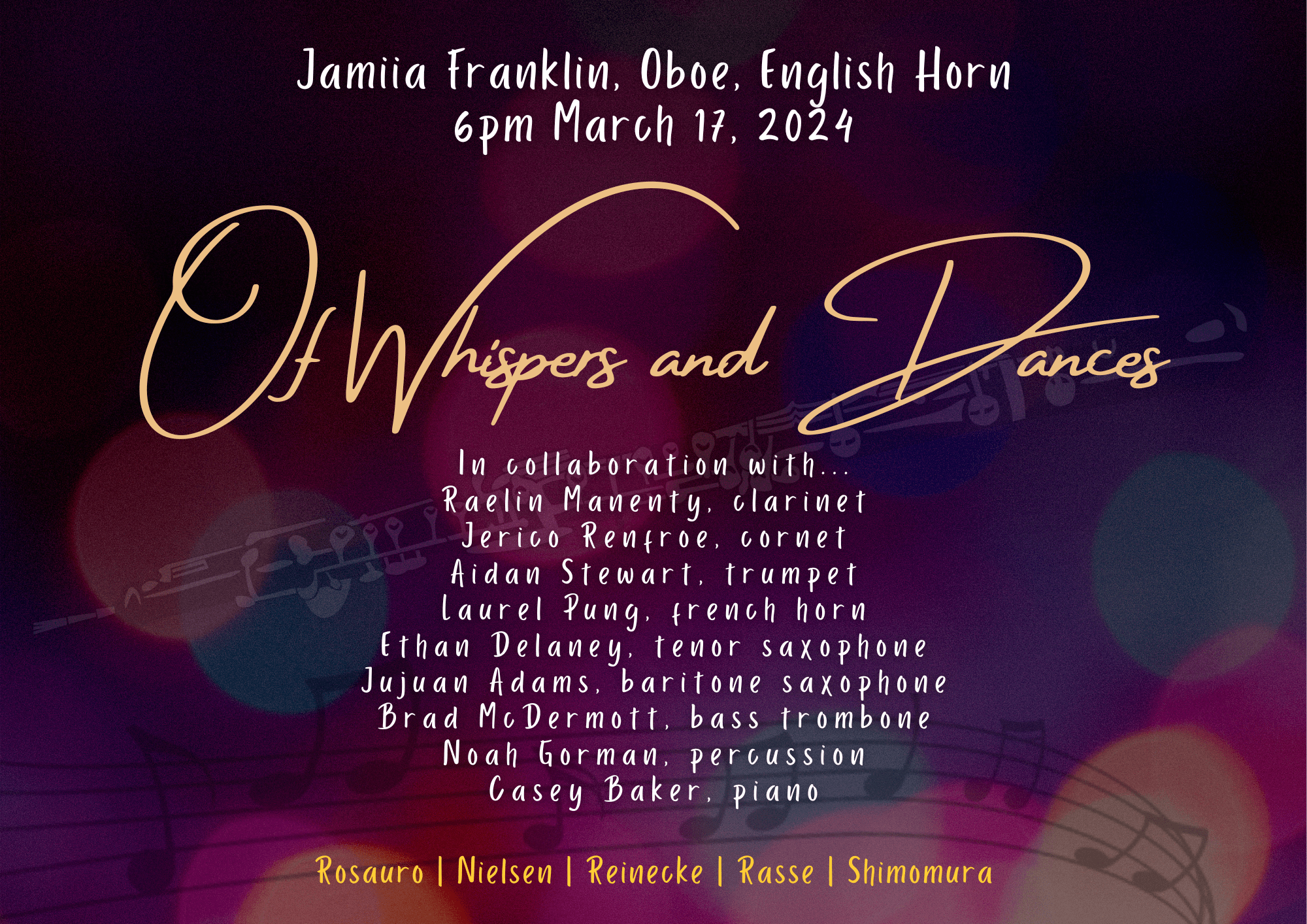 Of Whispers And Dances Jamiia Franklin Collaborators Promo